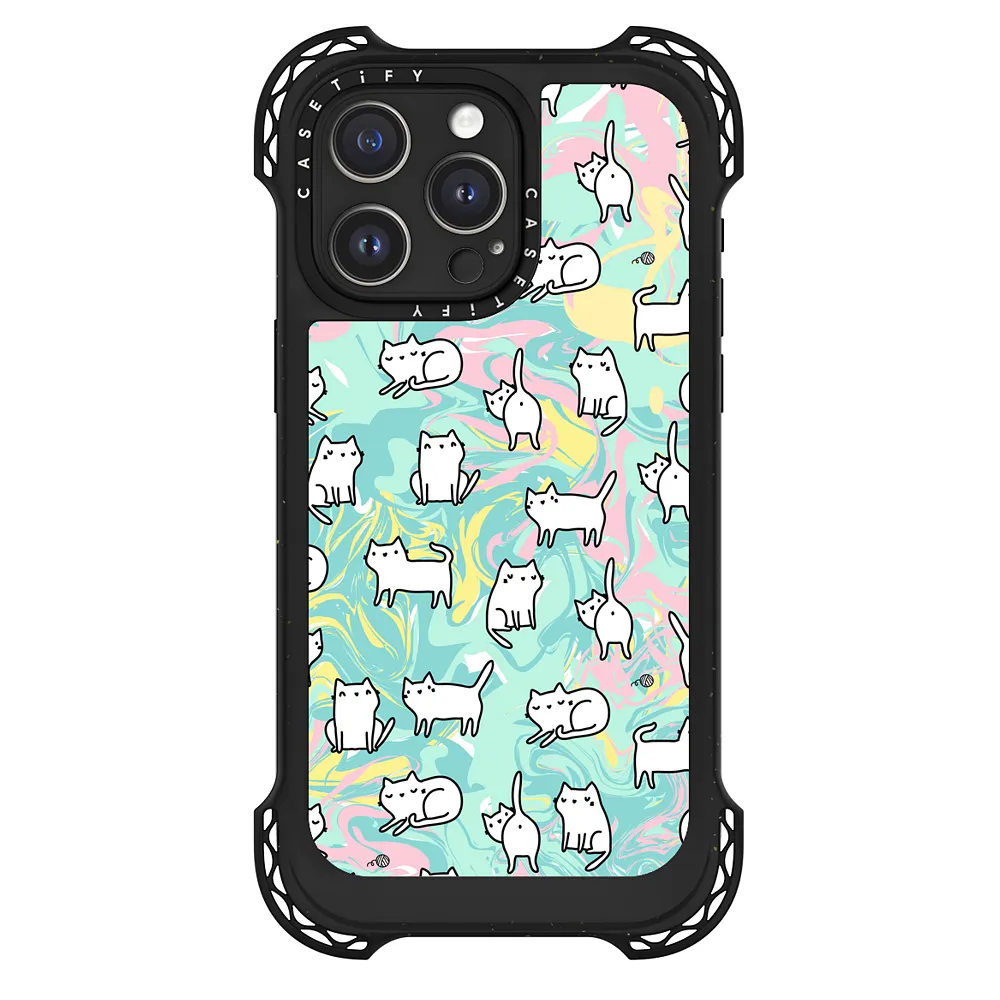 CASETiFY バウンス iPhone15Pro ケース クリア ブラック-