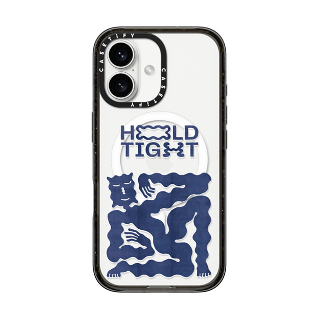 Alex Khabbazi x CASETiFY iPhone 16 Case Quote,Abstract Black Impact Case MagSafe Compatible HOLD TIGHT Mother's Day Alex Khabbazi x CASETiFY iPhone 16 Case Quote,Abstract Black Impact Case MagSafe Compatible HOLD TIGHT Mother's Day
