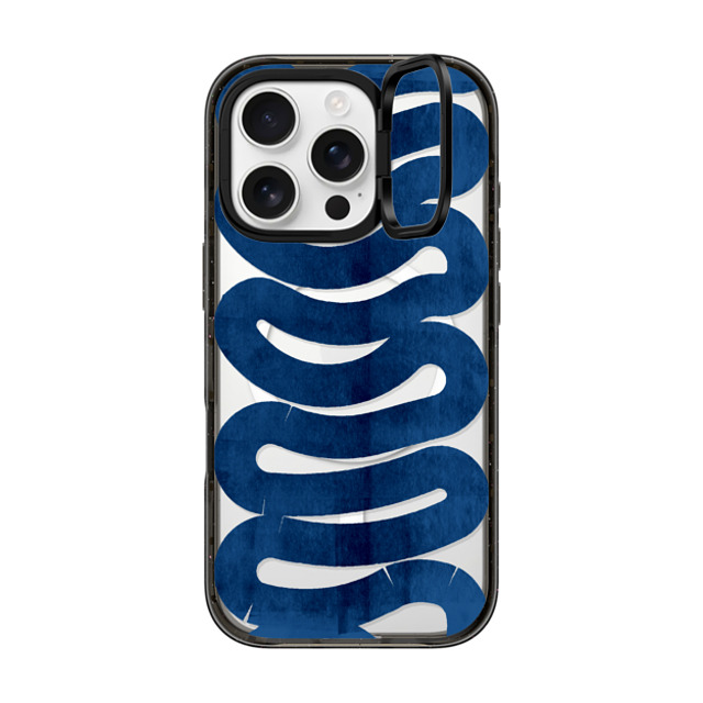 Alex Khabbazi x CASETiFY iPhone 16 Pro Case Snake,Nature Black インパクトリングスタンドケース MagSafe対応 WAVES IN BLUE Back to School Alex Khabbazi x CASETiFY iPhone 16 Pro Case Snake,Nature Black インパクトリングスタンドケース MagSafe対応 WAVES IN BLUE Back to School