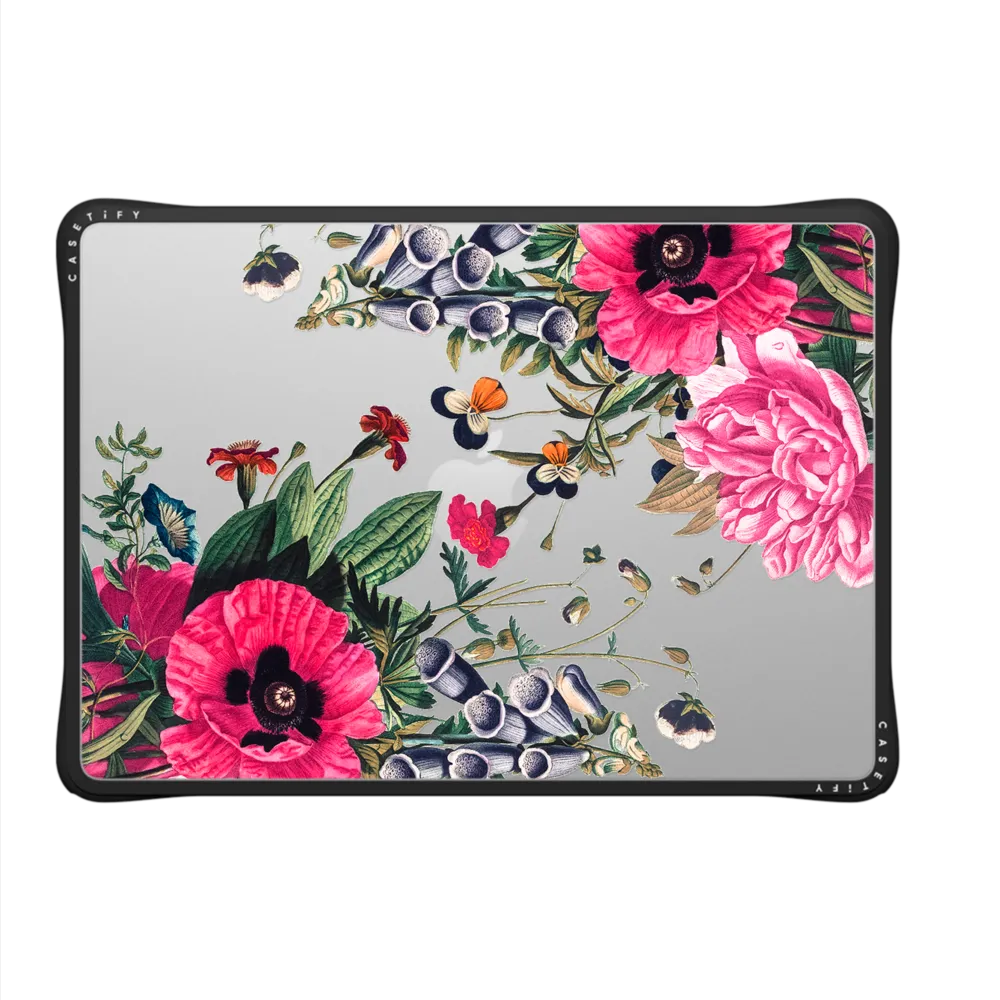 Impact MacBook Air 13-inch (M2 - M4) Case - Flora Botanica (Clear)