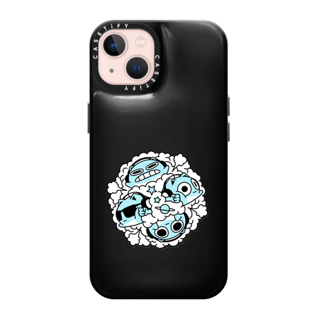 BLUE HAMHAM x CASETiFY iPhone 13 ケース Phantom Black ピローケース FIGHT