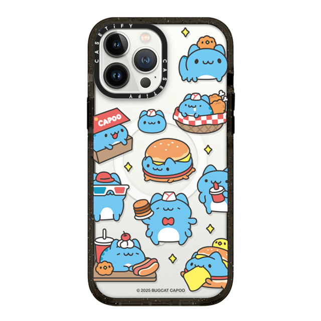 capoo x CASETiFY iPhone 13 Pro Max ケース Animal,Cartoon ブラック インパクトケース MagSafe対応 Bugcat Capoo Pattern Case Back to School capoo x CASETiFY iPhone 13 Pro Max ケース Animal,Cartoon ブラック インパクトケース MagSafe対応 Bugcat Capoo Pattern Case Back to School