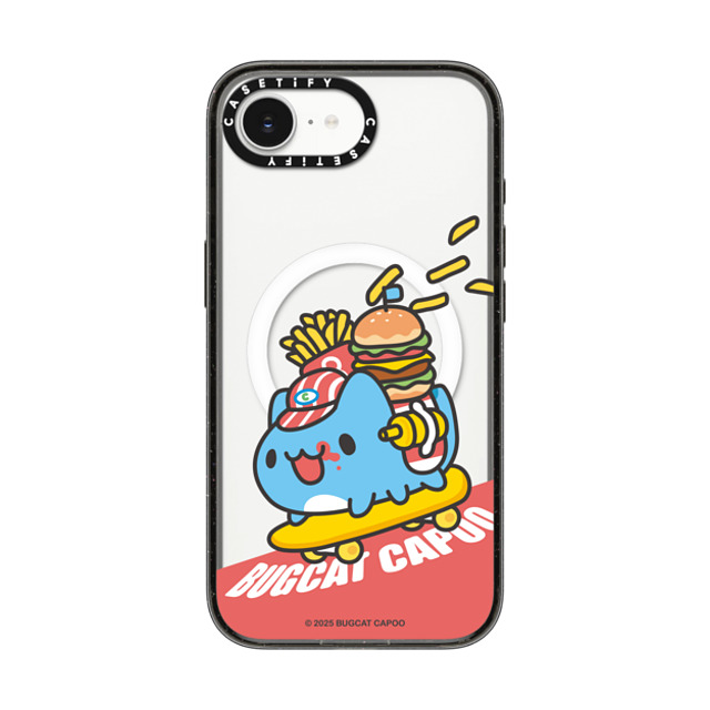 capoo x CASETiFY iPhone 16e Case Animal,Cartoon Black Impact Case MagSafe Compatible Bugcat Capoo Skater Case Back to School capoo x CASETiFY iPhone 16e Case Animal,Cartoon Black Impact Case MagSafe Compatible Bugcat Capoo Skater Case Back to School