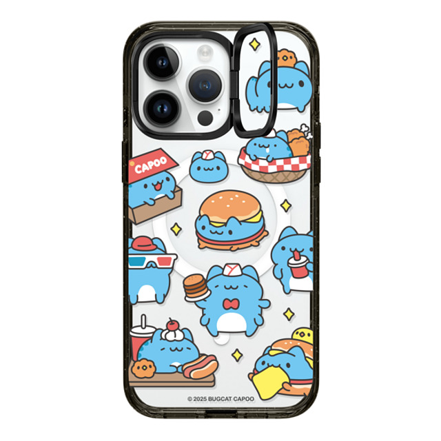 capoo x CASETiFY iPhone 14 Pro Max Case Animal,Cartoon Black インパクトリングスタンドケース MagSafe対応 Bugcat Capoo Pattern Case Father's Day capoo x CASETiFY iPhone 14 Pro Max Case Animal,Cartoon Black インパクトリングスタンドケース MagSafe対応 Bugcat Capoo Pattern Case Father's Day