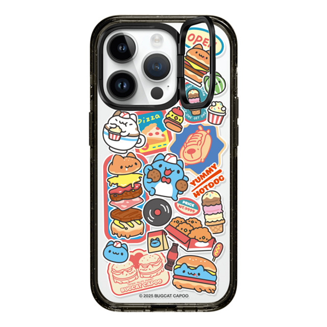 capoo x CASETiFY iPhone 14 Pro Case Animal,Cartoon Black インパクトリングスタンドケース MagSafe対応 Bugcat Capoo Sticker Case Back to School capoo x CASETiFY iPhone 14 Pro Case Animal,Cartoon Black インパクトリングスタンドケース MagSafe対応 Bugcat Capoo Sticker Case Back to School