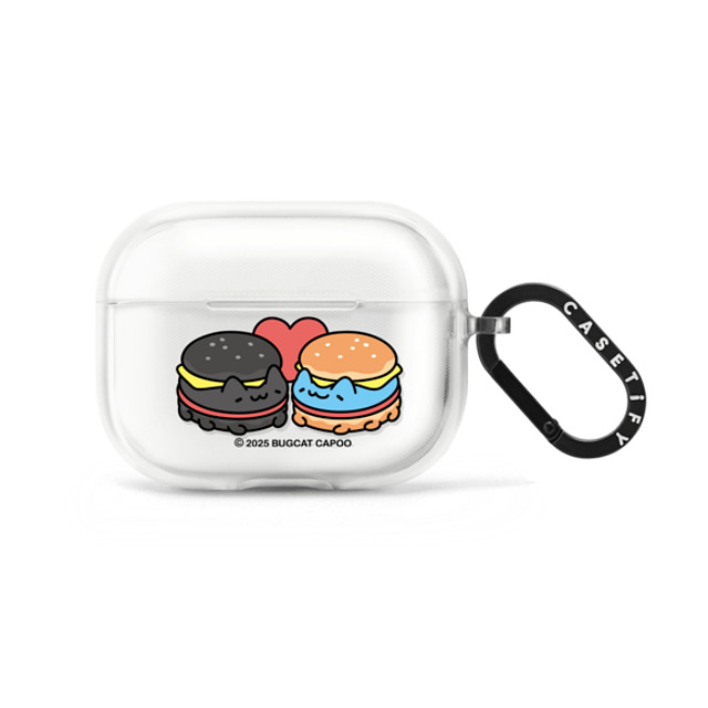 capoo x CASETiFY AirPods Pro 2 Animal,Cartoon フロスト インパクトケース Bugcat Capoo Love Burger Earbuds Case Back to School capoo x CASETiFY AirPods Pro 2 Animal,Cartoon フロスト インパクトケース Bugcat Capoo Love Burger Earbuds Case Back to School
