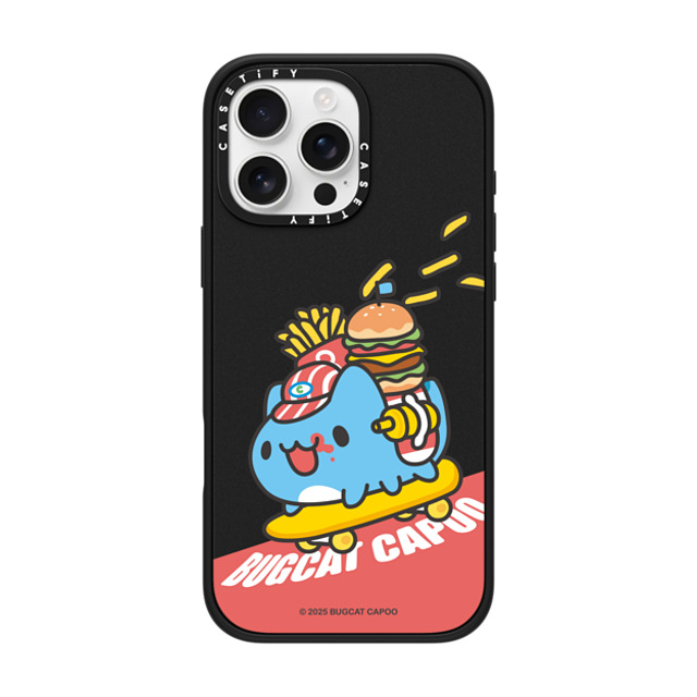 capoo x CASETiFY iPhone 16 Pro Max Case Animal,Cartoon Matte Black Impact Case MagSafe Compatible Bugcat Capoo Skater Case Back to School capoo x CASETiFY iPhone 16 Pro Max Case Animal,Cartoon Matte Black Impact Case MagSafe Compatible Bugcat Capoo Skater Case Back to School