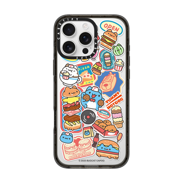 capoo x CASETiFY iPhone 16 Pro Max Case Animal,Cartoon Black Impact Case MagSafe Compatible Bugcat Capoo Sticker Case Father's Day capoo x CASETiFY iPhone 16 Pro Max Case Animal,Cartoon Black Impact Case MagSafe Compatible Bugcat Capoo Sticker Case Father's Day