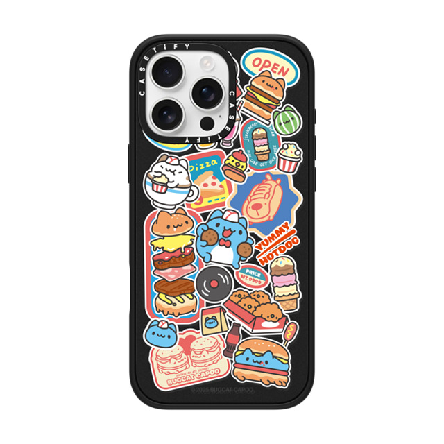 capoo x CASETiFY iPhone 16 Pro Max Case Animal,Cartoon Matte Black Impact Case MagSafe Compatible Bugcat Capoo Sticker Case Back to School capoo x CASETiFY iPhone 16 Pro Max Case Animal,Cartoon Matte Black Impact Case MagSafe Compatible Bugcat Capoo Sticker Case Back to School