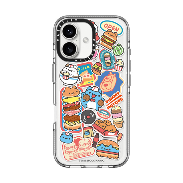 capoo x CASETiFY iPhone 16 Case Animal,Cartoon Clear Clear Case MagSafe Compatible Bugcat Capoo Sticker Case Father's Day capoo x CASETiFY iPhone 16 Case Animal,Cartoon Clear Clear Case MagSafe Compatible Bugcat Capoo Sticker Case Father's Day
