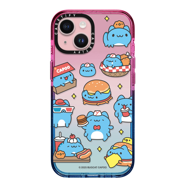 capoo x CASETiFY iPhone 15 Case Animal,Cartoon Cotton Candy Impact Case Bugcat Capoo Pattern Case Back to School capoo x CASETiFY iPhone 15 Case Animal,Cartoon Cotton Candy Impact Case Bugcat Capoo Pattern Case Back to School