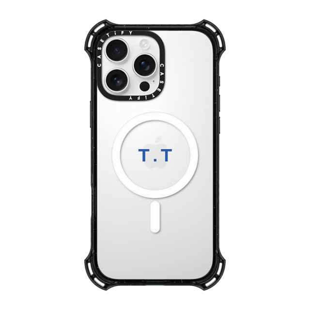 CASETiFY iPhone 16 Pro Max Case Black バウンスケース Custom Case - T. T CASETiFY iPhone 16 Pro Max Case Black バウンスケース Custom Case - T. T