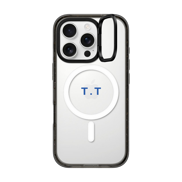 CASETiFY iPhone 16 Pro Case Black インパクトリングスタンドケース MagSafe対応 Custom Case - T. T CASETiFY iPhone 16 Pro Case Black インパクトリングスタンドケース MagSafe対応 Custom Case - T. T