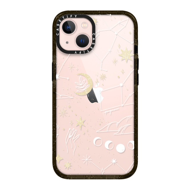 Ivory Paper Co x CASETiFY iPhone 13 ケース ブラック インパクトケース Stargazing by Ivory Paper Co