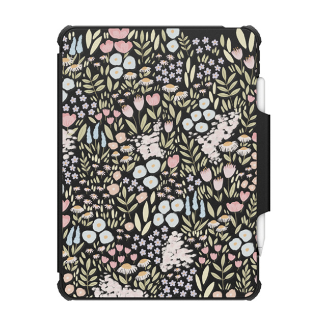 "Ivory Paper Co x CASETiFY iPad Pro 12.9" (第5/6世代) Floral,Pattern Black インパクト フォリオ ケース Eleanor by Ivory Paper Co Mother's Day" "Ivory Paper Co x CASETiFY iPad Pro 12.9" (第5/6世代) Floral,Pattern Black インパクト フォリオ ケース Eleanor by Ivory Paper Co Mother's Day"