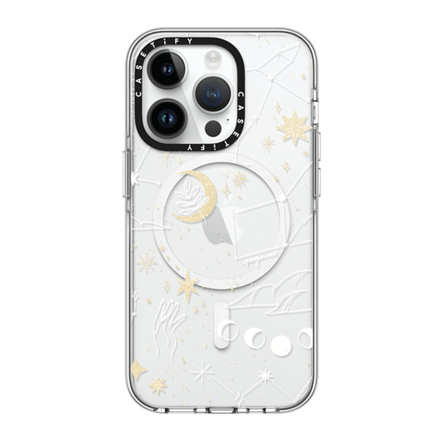 Ivory Paper Co x CASETiFY iPhone 14 Pro ケース クリア クリア ケース MagSafe対応 Stargazing by Ivory Paper Co