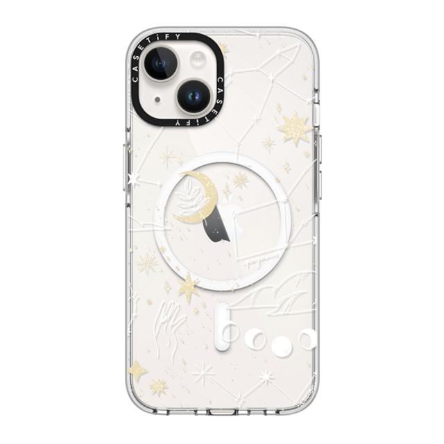 Ivory Paper Co x CASETiFY iPhone 14 ケース クリア クリア ケース MagSafe対応 Stargazing by Ivory Paper Co