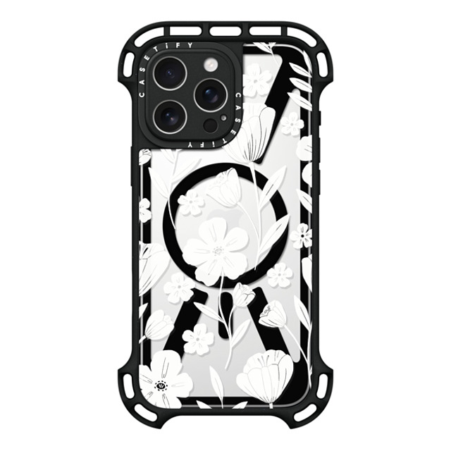 Ivory Paper Co x CASETiFY iPhone 16 Pro Max Case Black ウルトラ バウンスケース MagSafe対応 Penelope Transparent by Ivory Paper Co Ivory Paper Co x CASETiFY iPhone 16 Pro Max Case Black ウルトラ バウンスケース MagSafe対応 Penelope Transparent by Ivory Paper Co
