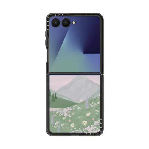 Galaxy Z Flip7 - Twilight Mountains by Ivory Paper Co