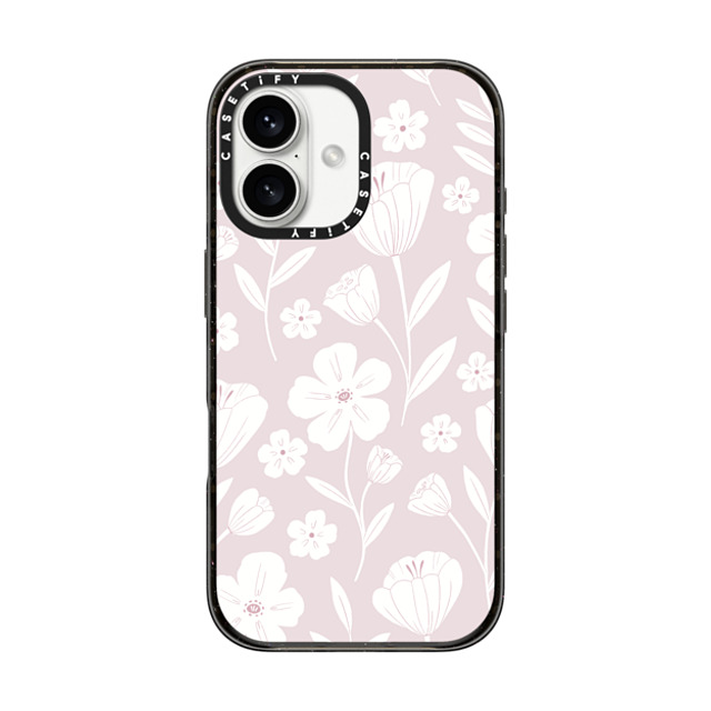 Ivory Paper Co x CASETiFY iPhone 16 ケース ブラック インパクトケース MagSafe対応 Penelope by Ivory Paper Co