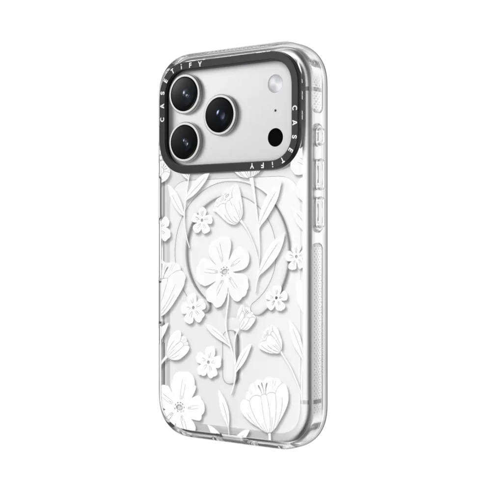 Impact Clear iPhone 17 Pro Max Case MagSafe Compatible - Penelope Transparent by Ivory Paper Co