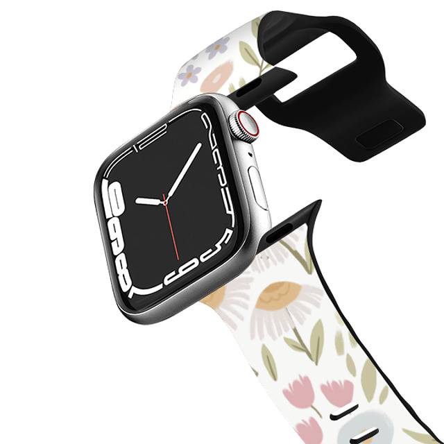 Ivory Paper Co x CASETiFY Apple Watch Band Series 7-9 (45mm) Floral,Pattern ブラック インパクト バンド Eleanor by Ivory Paper Co Father's Day Ivory Paper Co x CASETiFY Apple Watch Band Series 7-9 (45mm) Floral,Pattern ブラック インパクト バンド Eleanor by Ivory Paper Co Father's Day
