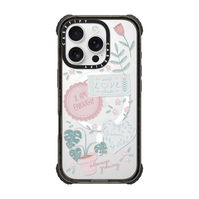 Ivory Paper Co x CASETiFY iPhone 16 Pro ケース ブラック ウルトラ インパクトケース MagSafe 対応 Self-Care Stickers by Ivory Paper Co Father's Day Ivory Paper Co x CASETiFY iPhone 16 Pro ケース ブラック ウルトラ インパクトケース MagSafe 対応 Self-Care Stickers by Ivory Paper Co Father's Day