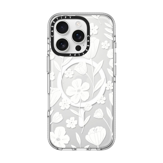 Ivory Paper Co x CASETiFY iPhone 16 Pro Case Floral,Pattern クリア クリア ケース MagSafe対応 Penelope Transparent by Ivory Paper Co Back to School Ivory Paper Co x CASETiFY iPhone 16 Pro Case Floral,Pattern クリア クリア ケース MagSafe対応 Penelope Transparent by Ivory Paper Co Back to School