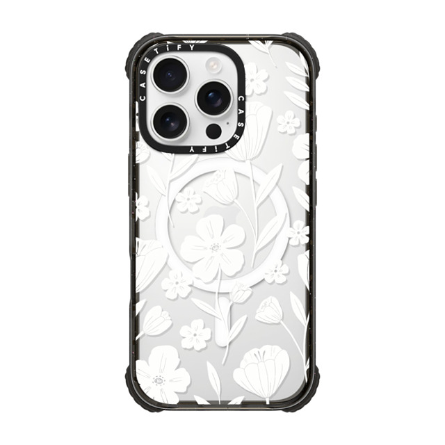 Ivory Paper Co x CASETiFY iPhone 16 Pro Case Black ウルトラ インパクトケース MagSafe 対応 Penelope Transparent by Ivory Paper Co Ivory Paper Co x CASETiFY iPhone 16 Pro Case Black ウルトラ インパクトケース MagSafe 対応 Penelope Transparent by Ivory Paper Co