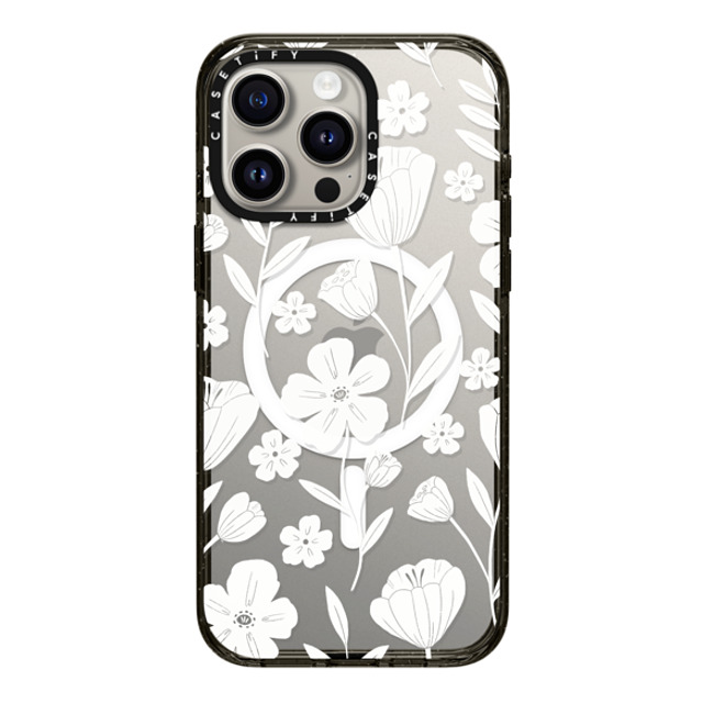 Ivory Paper Co x CASETiFY iPhone 15 Pro Max Case Black Impact Case MagSafe Compatible Penelope Transparent by Ivory Paper Co Ivory Paper Co x CASETiFY iPhone 15 Pro Max Case Black Impact Case MagSafe Compatible Penelope Transparent by Ivory Paper Co