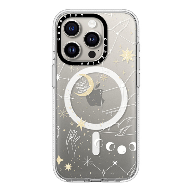 Ivory Paper Co x CASETiFY iPhone 15 Pro ケース クリア クリア ケース MagSafe対応 Stargazing by Ivory Paper Co