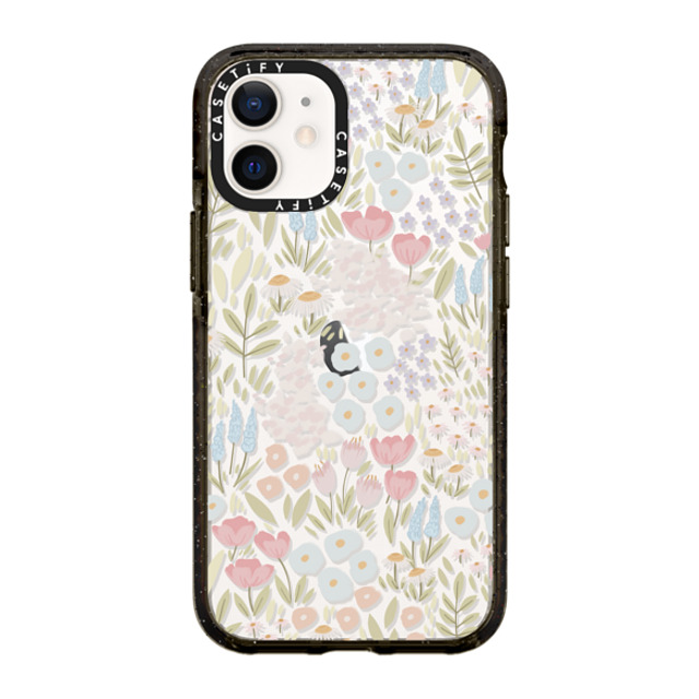 Ivory Paper Co x CASETiFY iPhone 12 mini ケース ブラック インパクトケース Eleanor by Ivory Paper Co