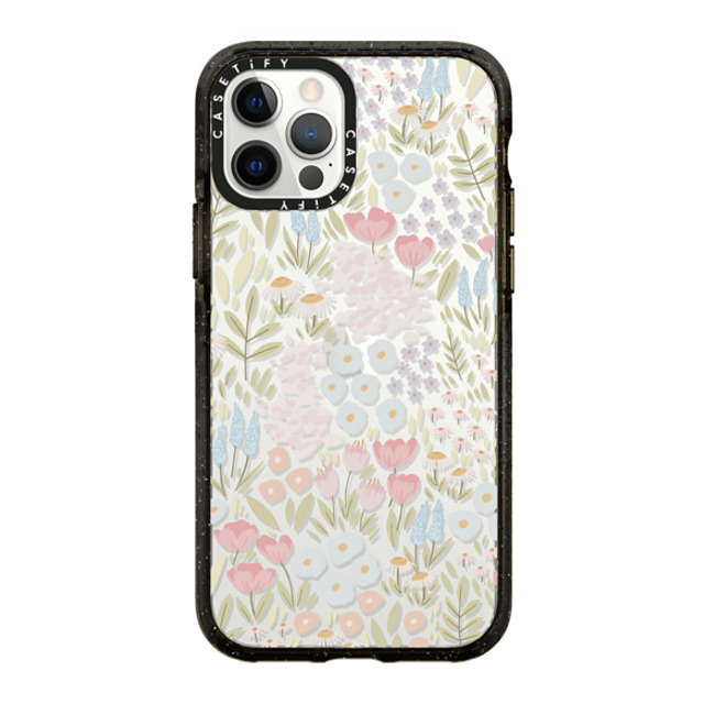 Ivory Paper Co x CASETiFY iPhone 12 Pro ケース ブラック インパクトケース Eleanor by Ivory Paper Co