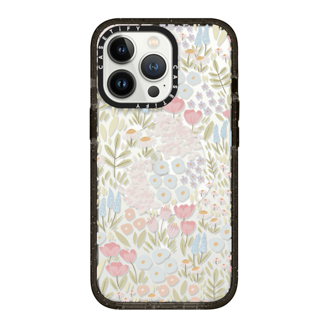 Ivory Paper Co x CASETiFY iPhone 13 Pro ケース Floral,Pattern ブラック インパクトケース MagSafe対応 Eleanor by Ivory Paper Co Father's Day Ivory Paper Co x CASETiFY iPhone 13 Pro ケース Floral,Pattern ブラック インパクトケース MagSafe対応 Eleanor by Ivory Paper Co Father's Day