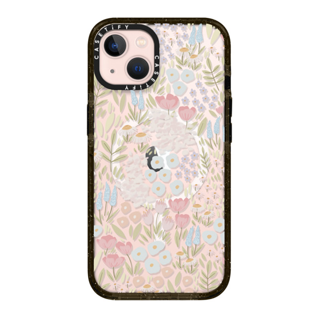 Ivory Paper Co x CASETiFY iPhone 13 ケース ブラック インパクトケース MagSafe対応 Eleanor by Ivory Paper Co