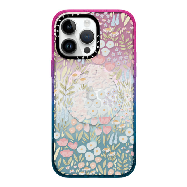 Ivory Paper Co x CASETiFY iPhone 14 Pro Max Case Cotton Candy Impact Case MagSafe Compatible Eleanor by Ivory Paper Co Ivory Paper Co x CASETiFY iPhone 14 Pro Max Case Cotton Candy Impact Case MagSafe Compatible Eleanor by Ivory Paper Co