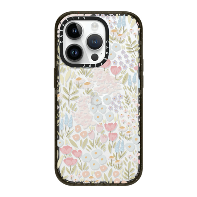 Ivory Paper Co x CASETiFY iPhone 14 Pro Case Floral,Pattern ブラック インパクトケース Eleanor by Ivory Paper Co Mother's Day Ivory Paper Co x CASETiFY iPhone 14 Pro Case Floral,Pattern ブラック インパクトケース Eleanor by Ivory Paper Co Mother's Day