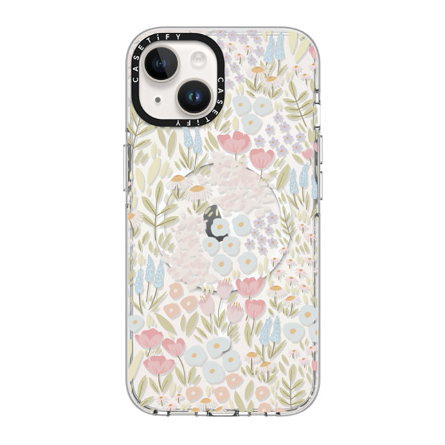 Ivory Paper Co x CASETiFY iPhone 14 ケース クリア クリア ケース MagSafe対応 Eleanor by Ivory Paper Co