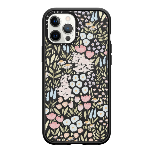 Ivory Paper Co x CASETiFY iPhone 12 Pro Max Case Floral,Pattern マットブラック Impact Case MagSafe Compatible Eleanor by Ivory Paper Co Mother's Day Ivory Paper Co x CASETiFY iPhone 12 Pro Max Case Floral,Pattern マットブラック Impact Case MagSafe Compatible Eleanor by Ivory Paper Co Mother's Day