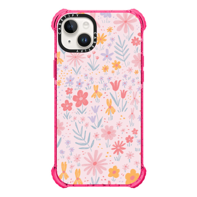 Ivory Paper Co x CASETiFY iPhone 14 Plus ケース Floral,Pattern Bubble Gum ウルトラインパクトケース Maddie's Florals by Ivory Paper Co Father's Day Ivory Paper Co x CASETiFY iPhone 14 Plus ケース Floral,Pattern Bubble Gum ウルトラインパクトケース Maddie's Florals by Ivory Paper Co Father's Day