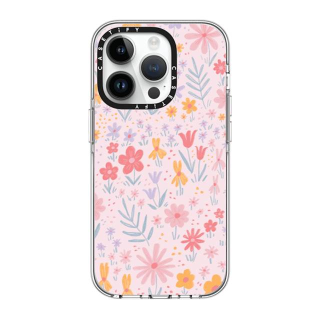 Ivory Paper Co x CASETiFY iPhone 14 Pro ケース クリア クリア ケース MagSafe対応 Maddie's Florals by Ivory Paper Co