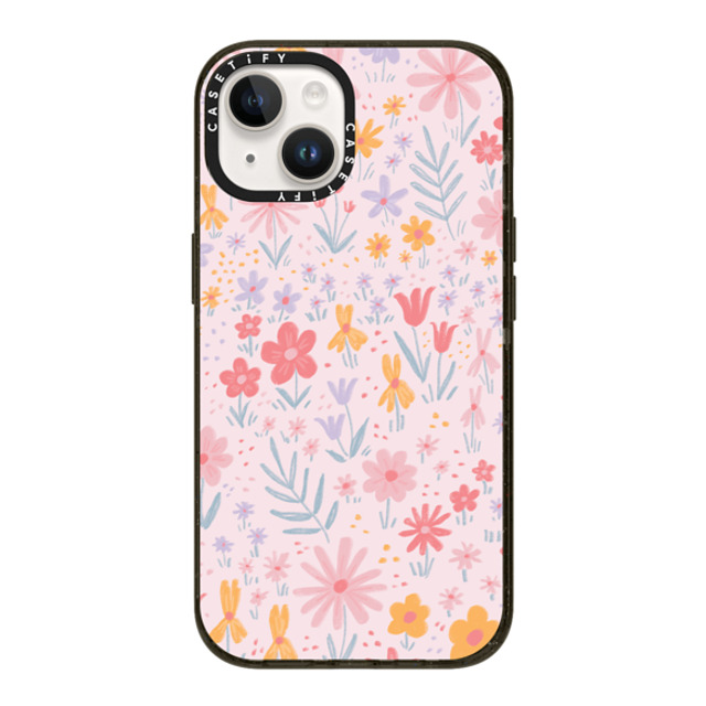 Ivory Paper Co x CASETiFY iPhone 14 ケース ブラック インパクトケース Maddie's Florals by Ivory Paper Co