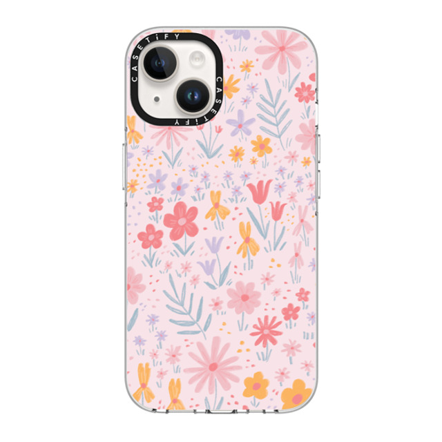 Ivory Paper Co x CASETiFY iPhone 14 ケース クリア クリア ケース MagSafe対応 Maddie's Florals by Ivory Paper Co