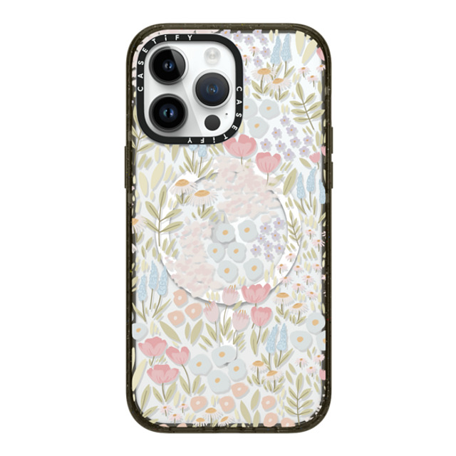 Ivory Paper Co x CASETiFY iPhone 14 Pro Max ケース ブラック インパクトケース MagSafe対応 Eleanor by Ivory Paper Co