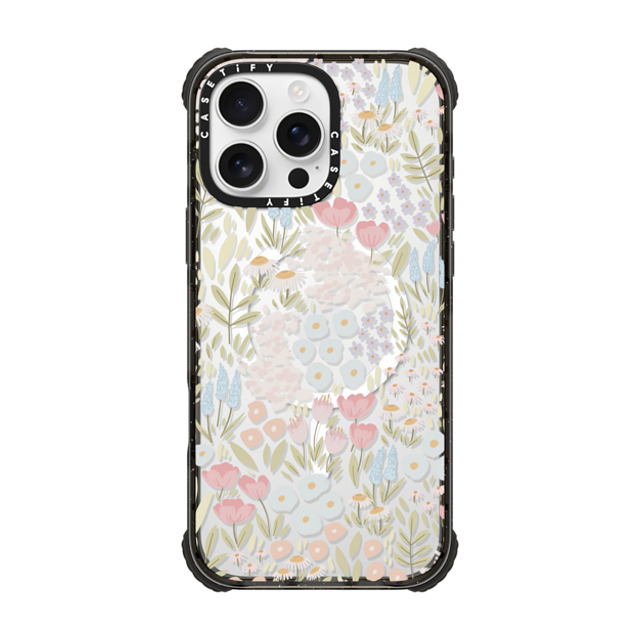 Ivory Paper Co x CASETiFY iPhone 16 Pro Max ケース ブラック ウルトラ インパクトケース MagSafe 対応 Eleanor by Ivory Paper Co