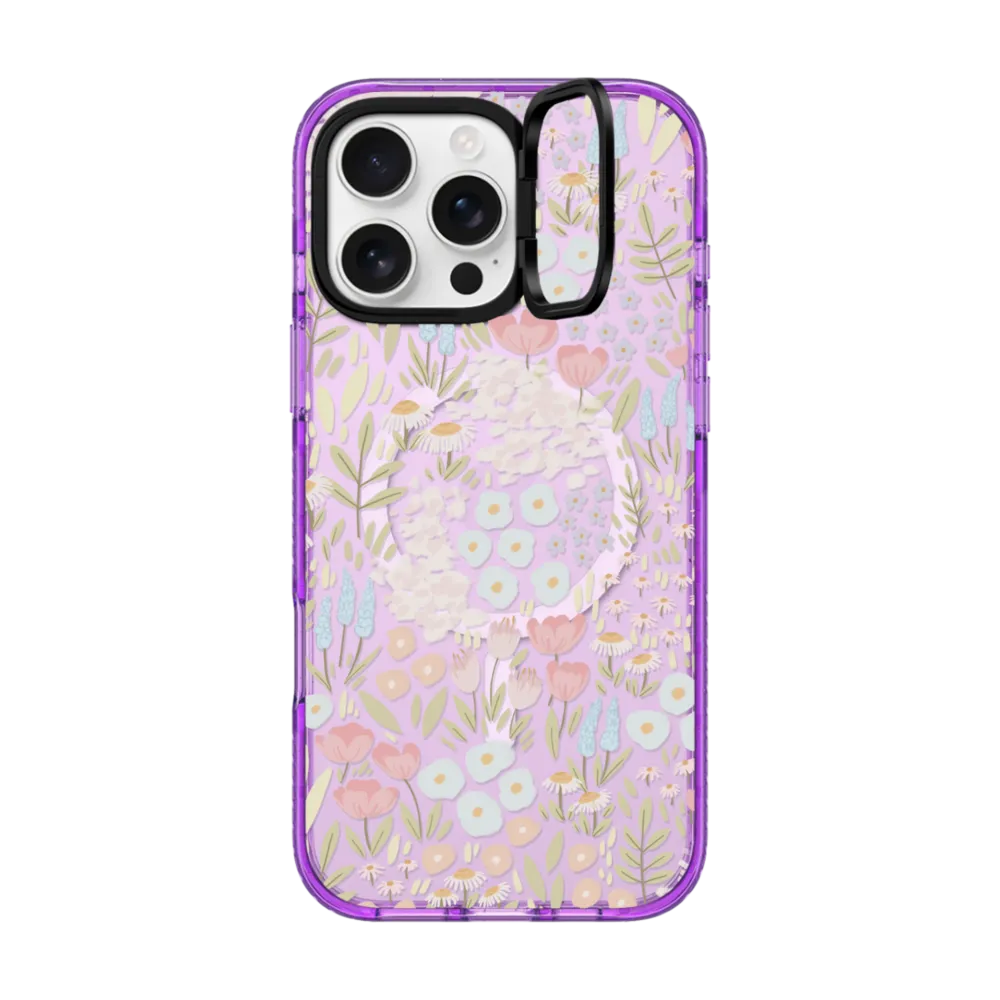 Impact Ring Stand iPhone 16 Pro Max Case MagSafe Compatible - Eleanor by Ivory Paper Co