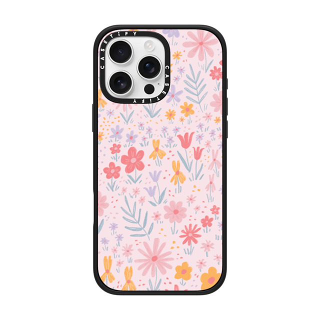 Ivory Paper Co x CASETiFY iPhone 16 Pro Max ケース マットブラック インパクトケース MagSafe対応 Maddie's Florals by Ivory Paper Co