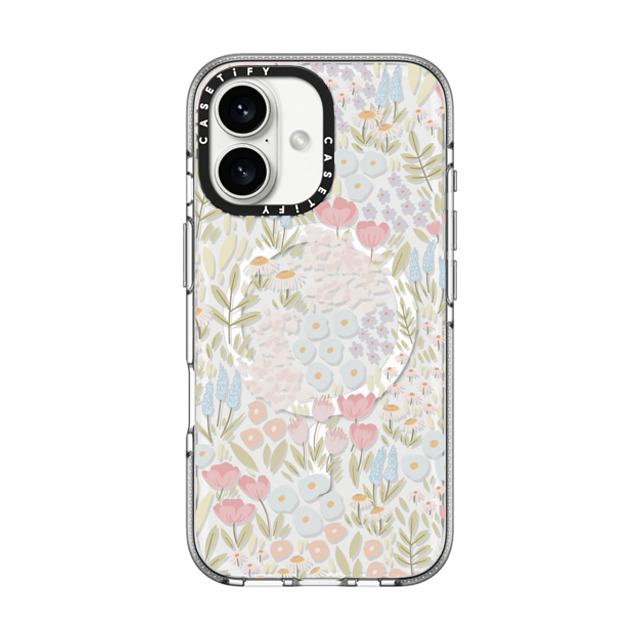 Ivory Paper Co x CASETiFY iPhone 16 ケース クリア クリア ケース MagSafe対応 Eleanor by Ivory Paper Co