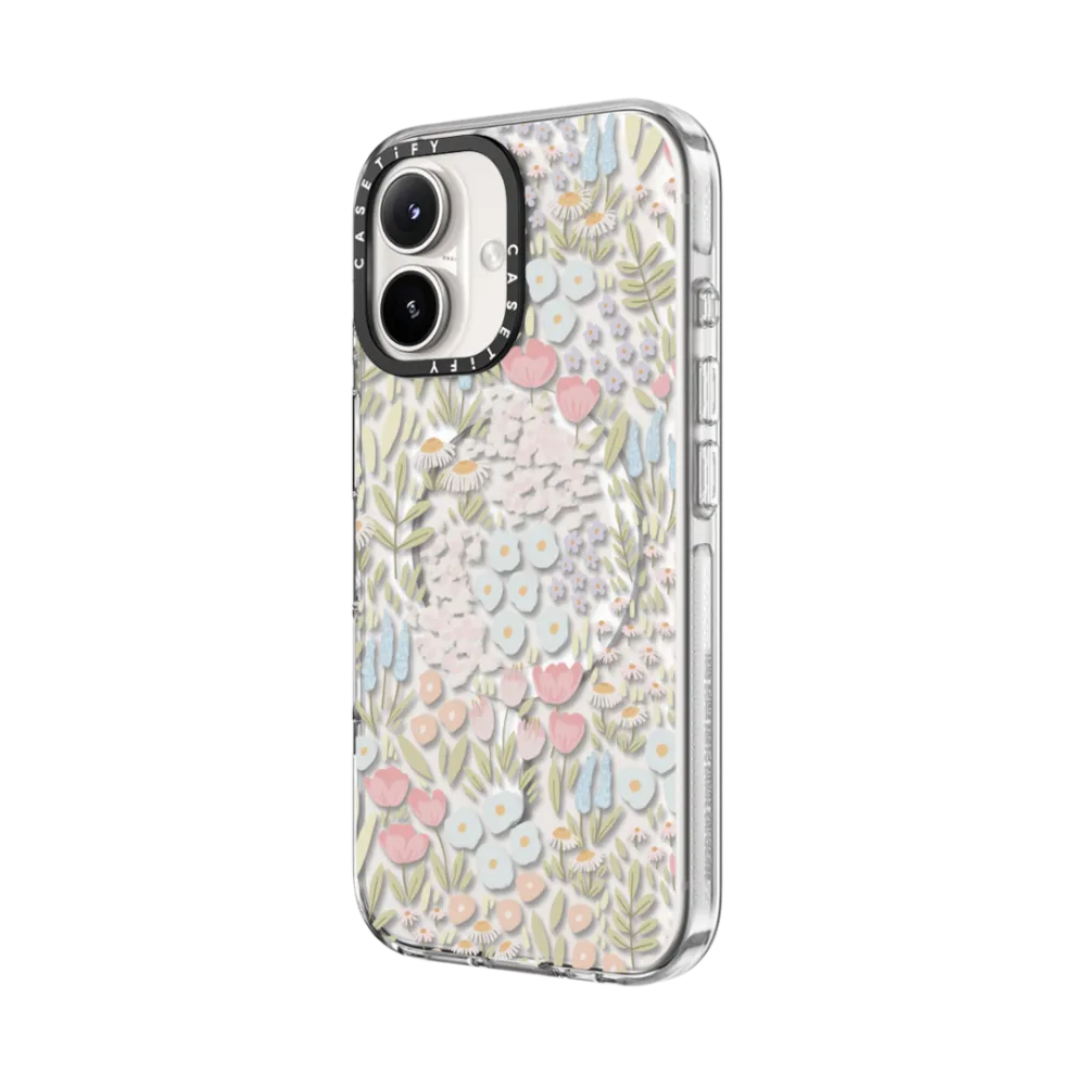 Clear iPhone 16 Case MagSafe Compatible - Eleanor by Ivory Paper Co