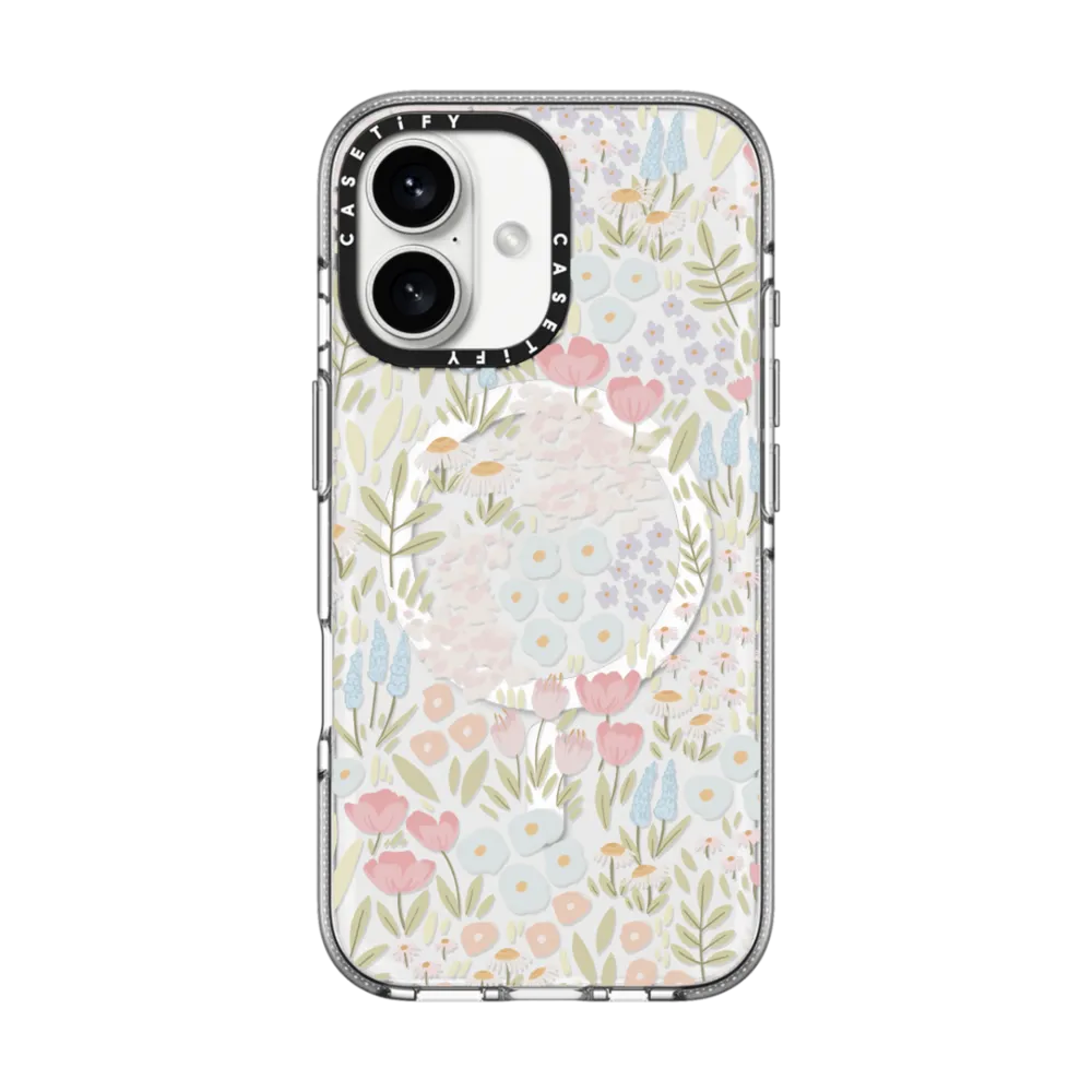 Clear iPhone 16 Case MagSafe Compatible - Eleanor by Ivory Paper Co